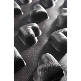 Silicone Mold 20 Domed Hearts - 75 x 65 mm