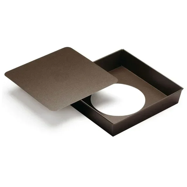 Square Cake Pan with Removable Bottom 24 cm - Professional Sponge Cake Mold