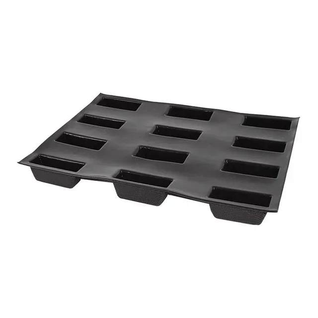 Cake Mould 24 Cavities - Rectangular Shape 80 x 30 mm