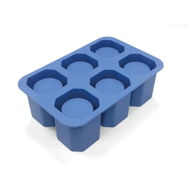 Ice Cube Tray Shot Glass Shape - 6 Cavities