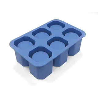 Ice Cube Tray Shot Glass Shape - 6 Cavities
