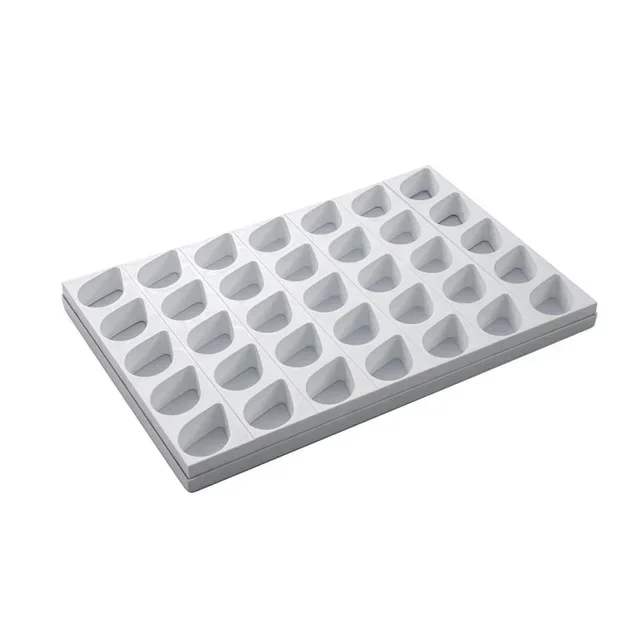 Tear Drop Polystyrene Mould - 35 Cavities - Size 90 x 58 mm