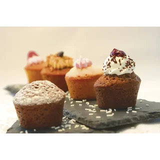 Moule à Mini-Muffins 28 Cavités - Diamètre 51 mm - Antiadhésif