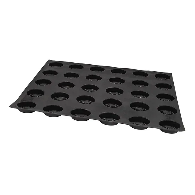 Molde para Savarines Ovalados - 30 Huecos - Tamaño 70 x 50 mm