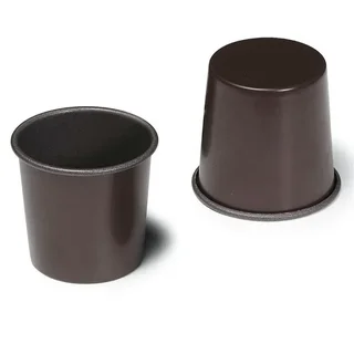 Runde geriffelte Baba- oder Dariolform 60 mm