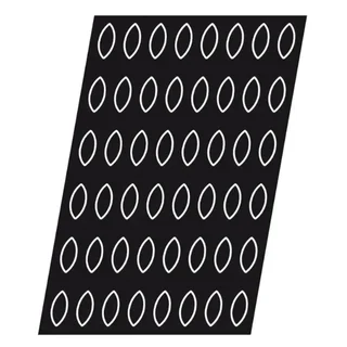 Stampo Barquettes 30 Impronte 106x45mm Pasticceria