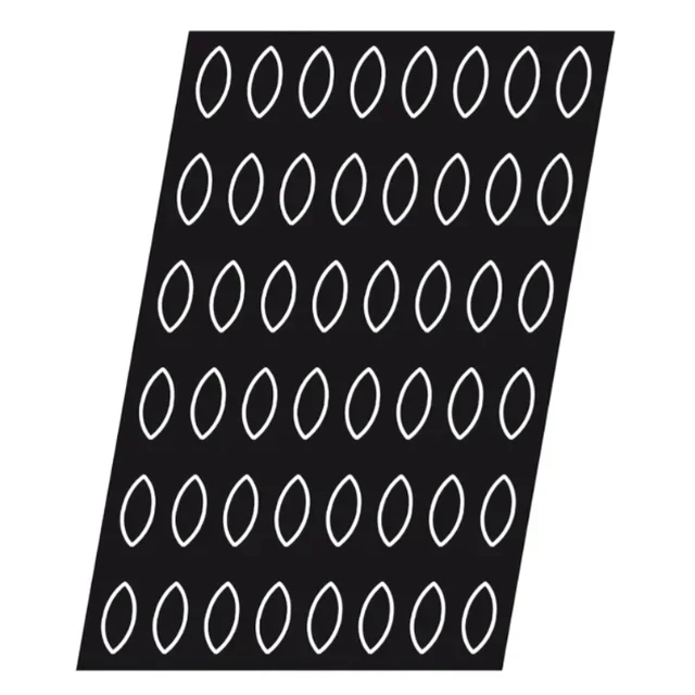 Stampo Barquettes 30 Impronte 106x45mm Pasticceria