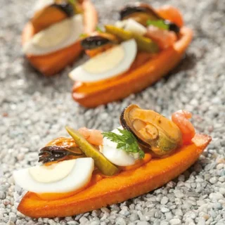 Molde Barquillas 48 Cavidades - Formato 67 x 28 mm