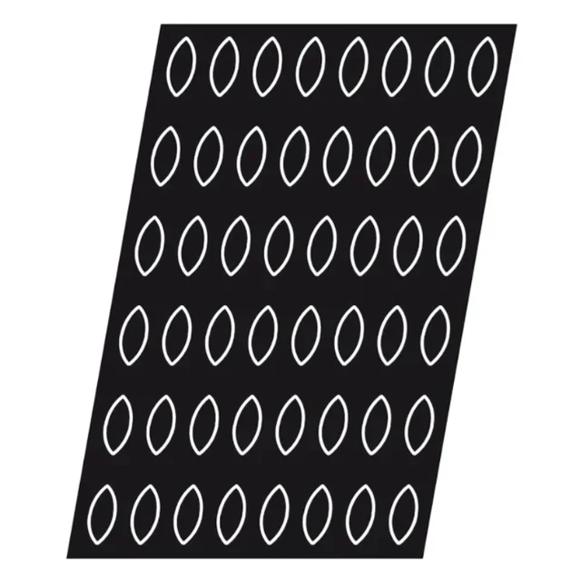 Molde Barquillas 48 Cavidades - Formato 67 x 28 mm