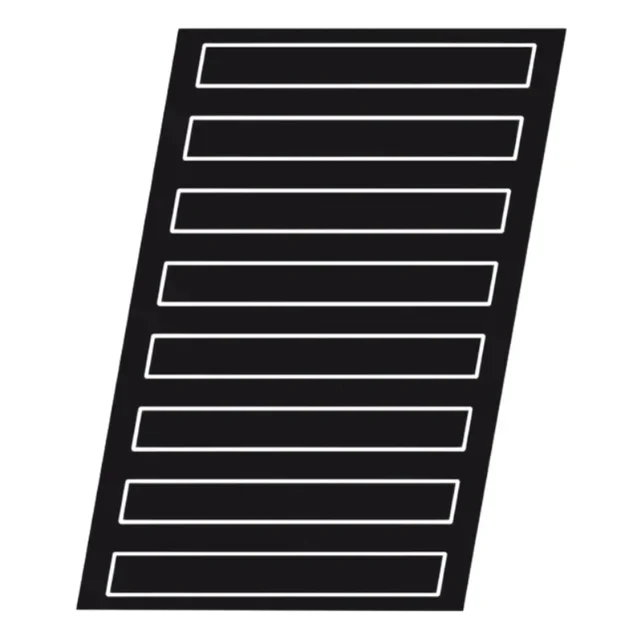 Yule Log Mold 8 Cavities - 339 x 40 mm - Christmas Pastry