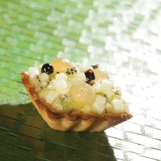 Molde para Mini Tarteletas Quadradas Caneladas - 24 Cavidades - 7,8 x 7,8 cm