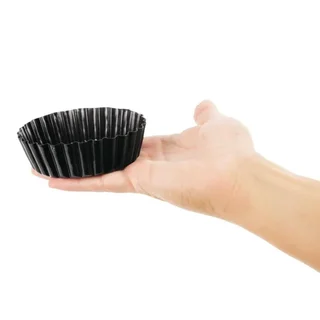 Molde para Quiche Ondulado Antiadherente Profundo Ø 100 mm