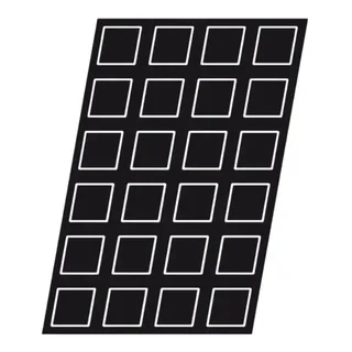 Molde Pastelería Cuadrado - 35 Cavidades - 5,6 x 5,6 cm