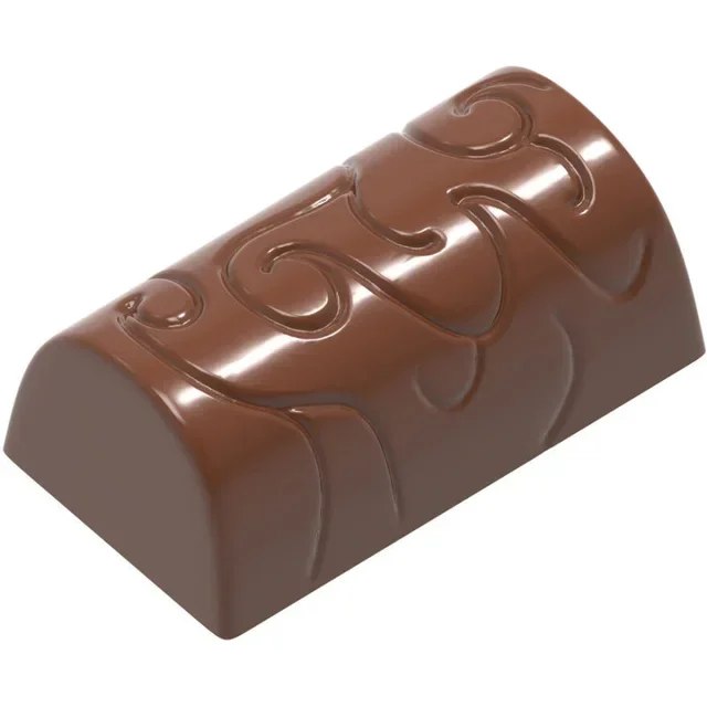 Molde de Tableta de Chocolate Arabesco - 24 Cavidades