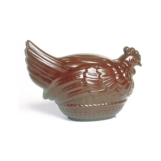 Chocolate Mold Hen and Basket Pattern - Double Imprint