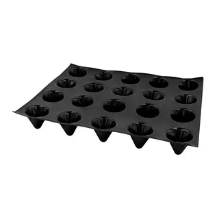 Molde para Conos 40 Cavidades - Diámetro 50 mm - Pastelería Helado Sorbete