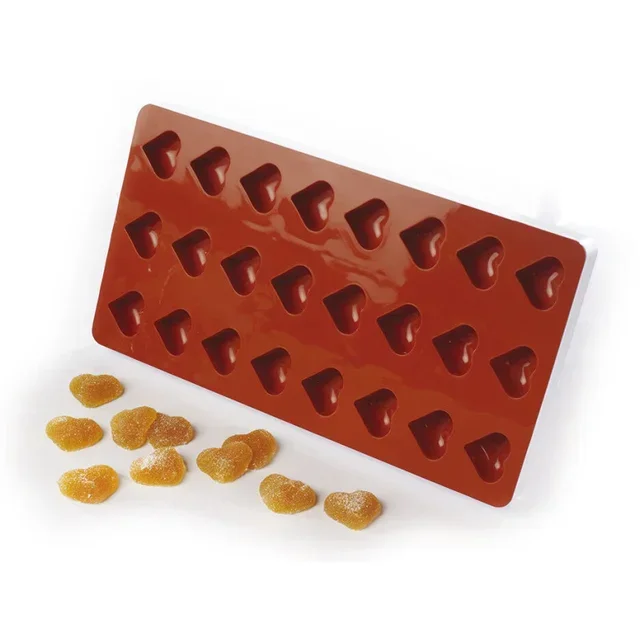 Heart Shaped Candy Mold - 24 Cavities