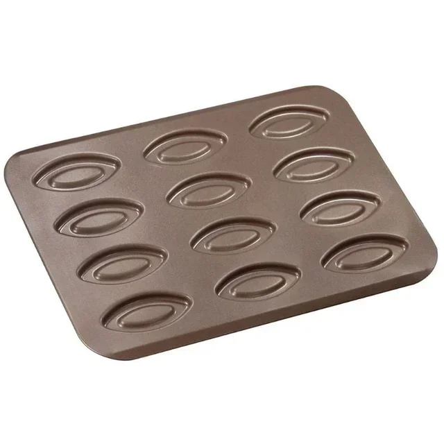 Moule de Cuisson 12 Barquettes Rectangulaires - 320 x 235 mm