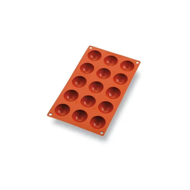 Silicone Half Sphere Mold 15 Cavities - Diameter 43 mm