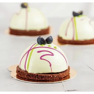 Silicone Half Sphere Pastry Mold - Set of 60 Cake Molds