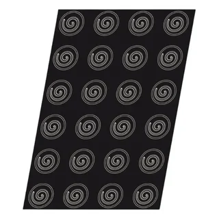 Molde Medias Esferas Espiral 24 Cavidades - Diámetro 64 mm