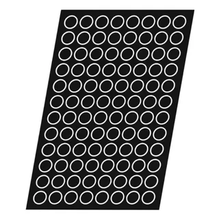 Medallion Mold 96 Cavities - Diameter 28 mm - Sugar Paste & Chocolate