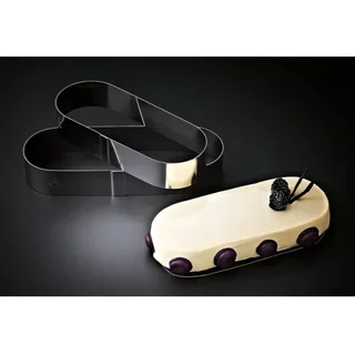 Stampo Rettangolare Allungato per Dolci - 240 x 90 mm