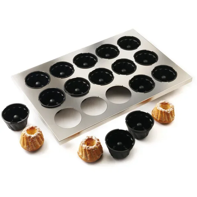 Kugelhopf Mold 15 Cavities Ø 9 cm - Aluminum