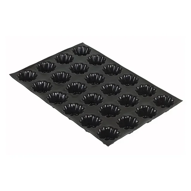 Stampo Mini Brioches Scanalate 24 Cavità - Diametro 78 mm