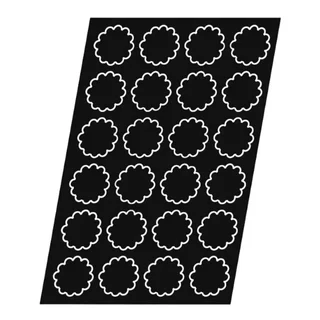 Forma Mini Brioches Caneladas 24 Cavidades - Diâmetro 78 mm