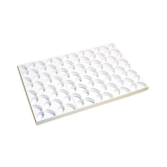 Mini Oval Cake Mould Polystyrene - 96 Cavities - Size 50 x 30 mm