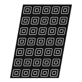 Moule Mini-Savarins 45 Cavités - Ø 37 mm - Plaque Professionnelle