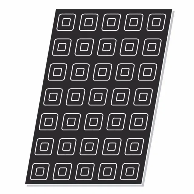 Quadratische Savarin-Form Flexipan - 60 Mulden - 15 ml