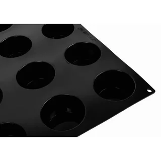 Moule à Muffins Silicone Anti-adhésif 24 Empreintes - Diamètre 7,5 cm