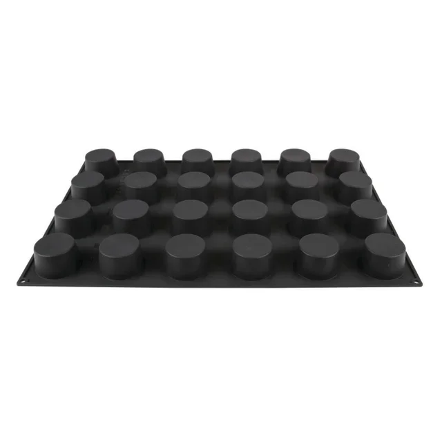 Silicone Muffin Pan 24 Cups Non-Stick Ø 7.5 cm Baking