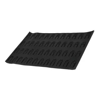Molde Profissional para Navettes 48 Cavidades - Formato 70x30 mm - Pastelaria Tradicional