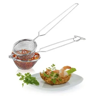 Stampo Nido d'Uccello in Acciaio Inossidabile - Diametro 100 mm