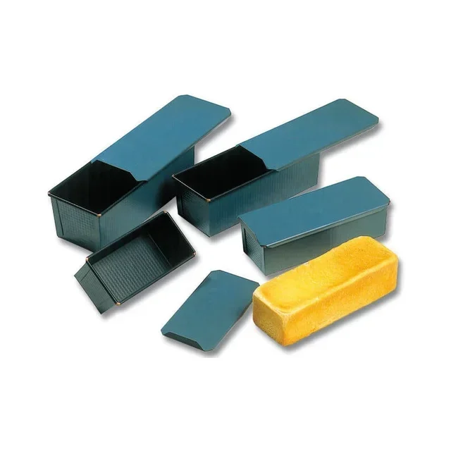 Molde para Pan de Molde con Tapa 500g - Rectangular para Repostería