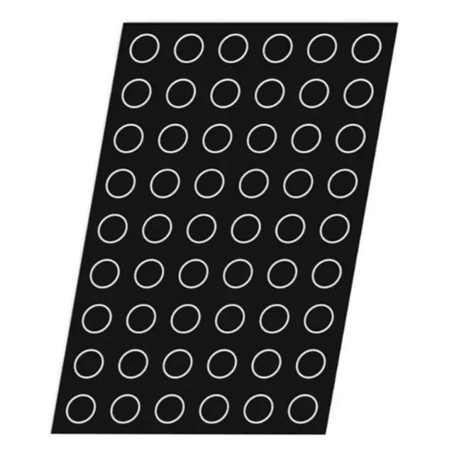 Molde Silicona 54 Mini-Cilindros Cónicos - Diámetro 40 mm