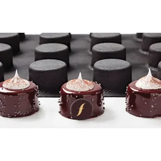 Molde Cilindro Pastelería - 24 Impresiones Redondas - Diámetro 59 mm Altura 35 mm