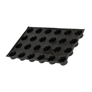 Molde Cilindro Pastelería - 24 Impresiones Redondas - Diámetro 59 mm Altura 35 mm