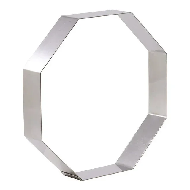Stampo Ottagonale per Entremet Pasticceria - 18 cm