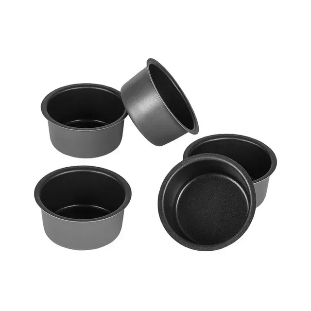 Aluminium-Ramekin-Form - 9 cm Durchmesser - 2er Set