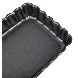 Rectangular Tart Pan Non-Stick Coating Removable Base 36 cm