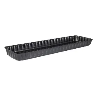 Rectangular Tart Pan Non-Stick Coating Removable Base 36 cm