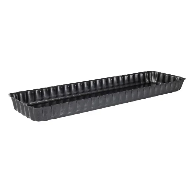 Rectangular Tart Pan Non-Stick Coating Removable Base 36 cm