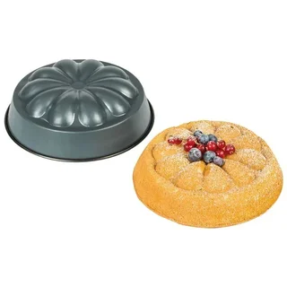 Round Cake Mould Rosette Pattern - Diameter 18 cm