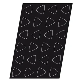 Stampo Silicone 24 Impronte Zaffiri - Formato Quadrato 70x70 mm - Creazione Gioielli Resina