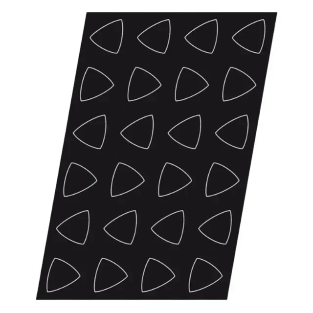 Stampo Silicone 24 Impronte Zaffiri - Formato Quadrato 70x70 mm - Creazione Gioielli Resina