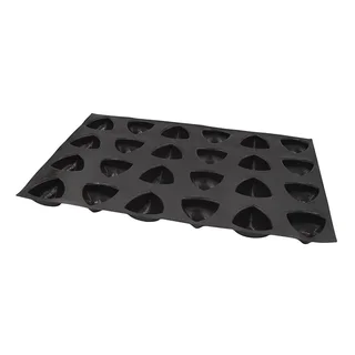 Stampo Silicone 24 Impronte Zaffiri - Formato Quadrato 70x70 mm - Creazione Gioielli Resina